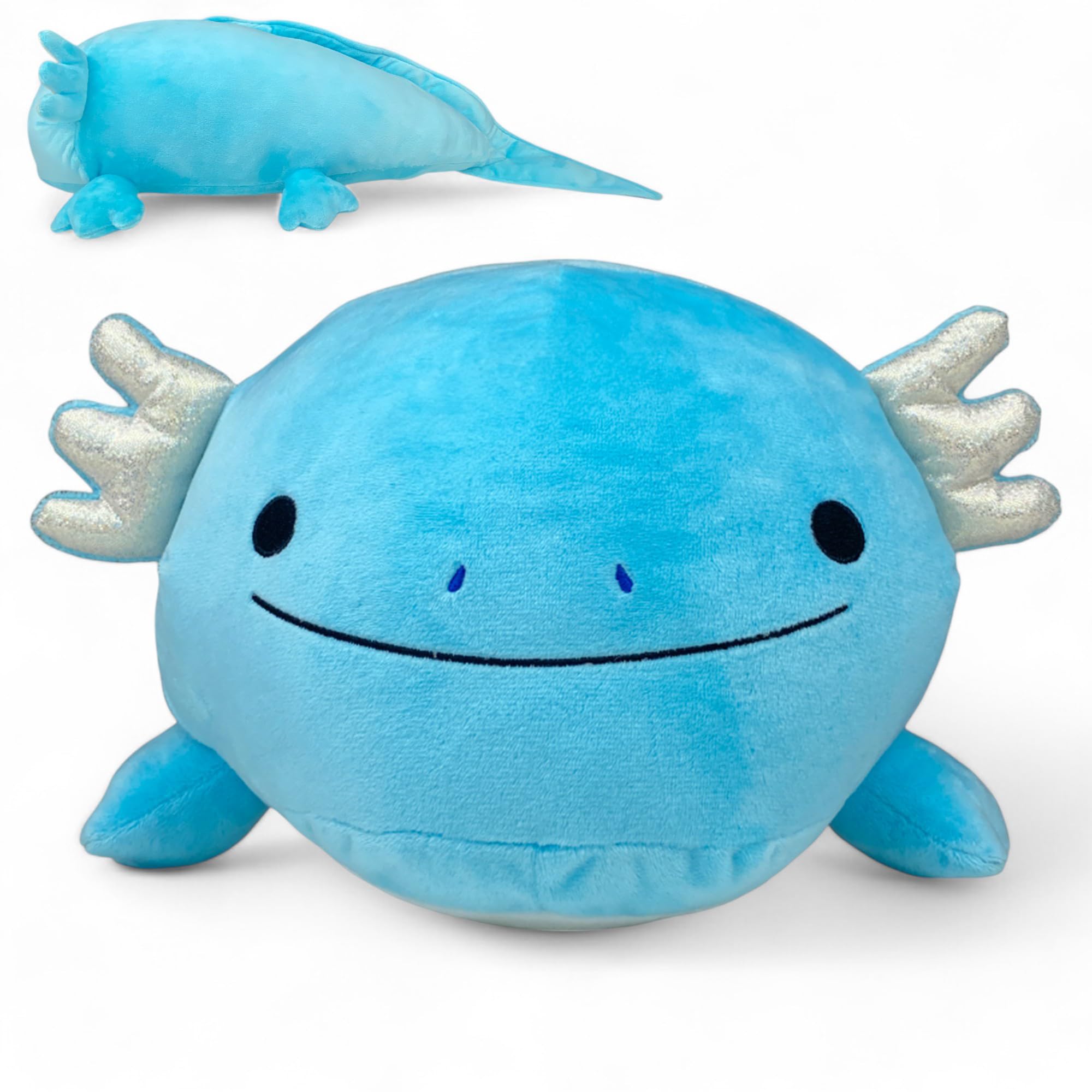 Pineapple Axolotl Plush Toys, 24' Axolotl Stuffed Animal Pillow, Giant Squishy Axolotl Toy, Cute Plushies Kawaii, Toddler For K